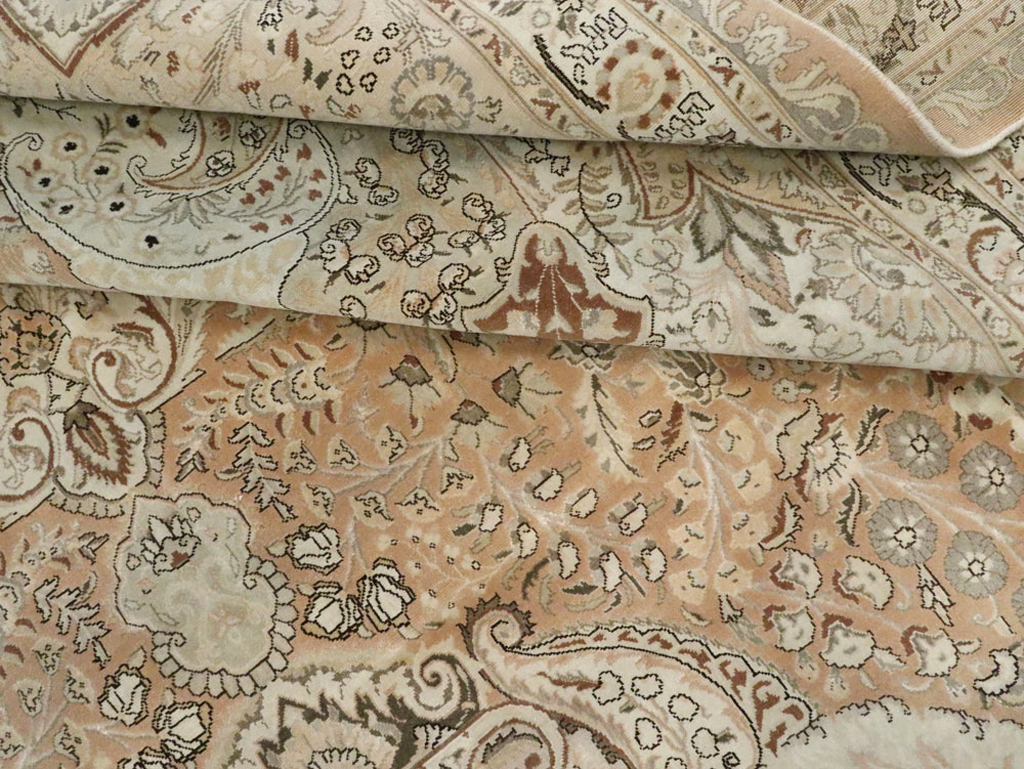 Vintage Tabriz Persian Carpet, No.13818 - Gss