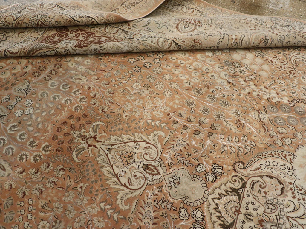 Vintage Tabriz Persian Carpet, No.13818 - Gss