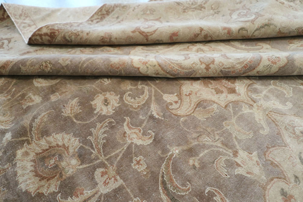 Vintage Persian Tabriz Carpet, No.13819 - Gss