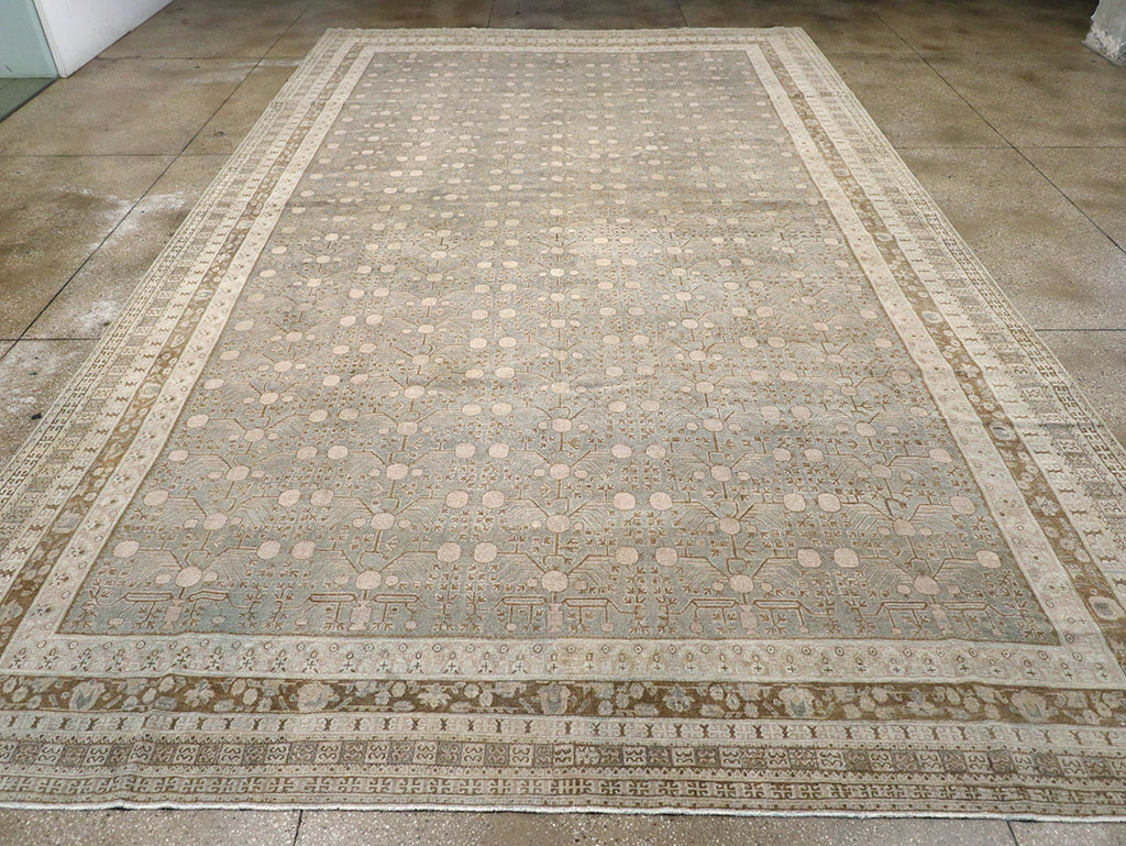 Antique East Turkestan Khotan Large Carpet, No.13828 - Gss