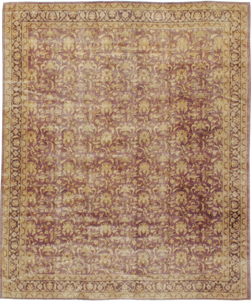 Vintage Indian Lahore Carpet, No.13838 - Gss