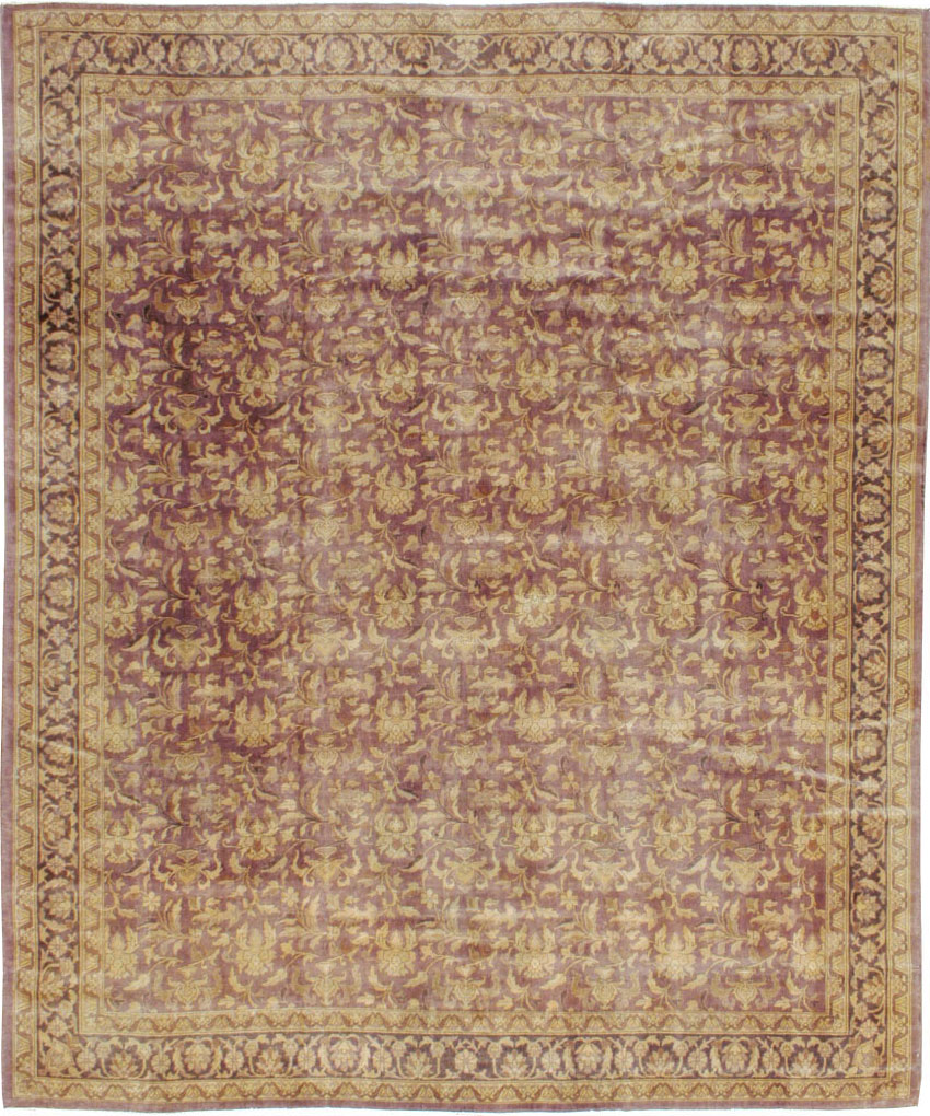 Vintage Indian Lahore Carpet, No.13838 - Gss