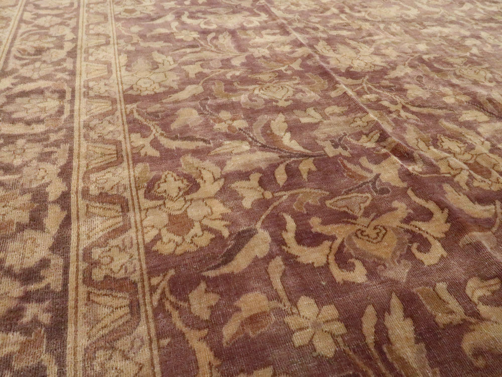 Vintage Indian Lahore Carpet, No.13838 - Gss