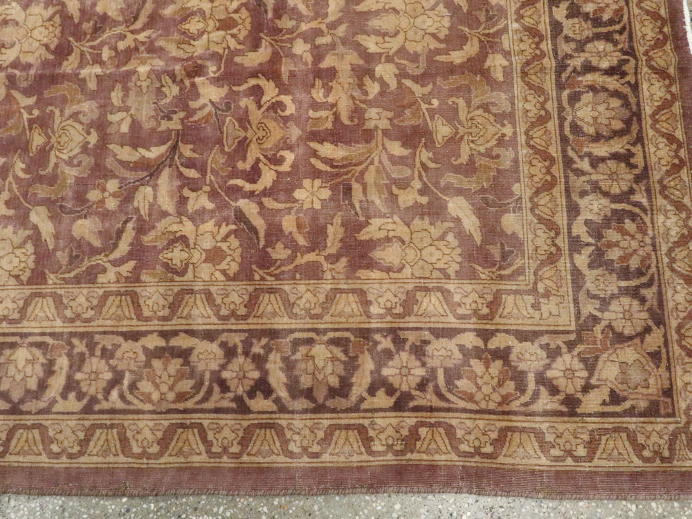 Vintage Indian Lahore Carpet, No.13838 - Gss