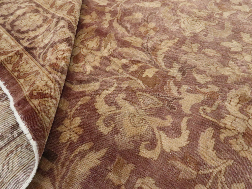 Vintage Indian Lahore Carpet, No.13838 - Gss