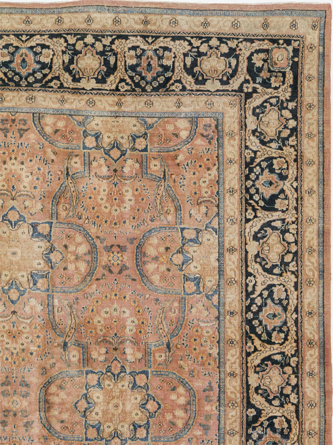 Antique Persian Mashad Carpet, No.13879 - Gss