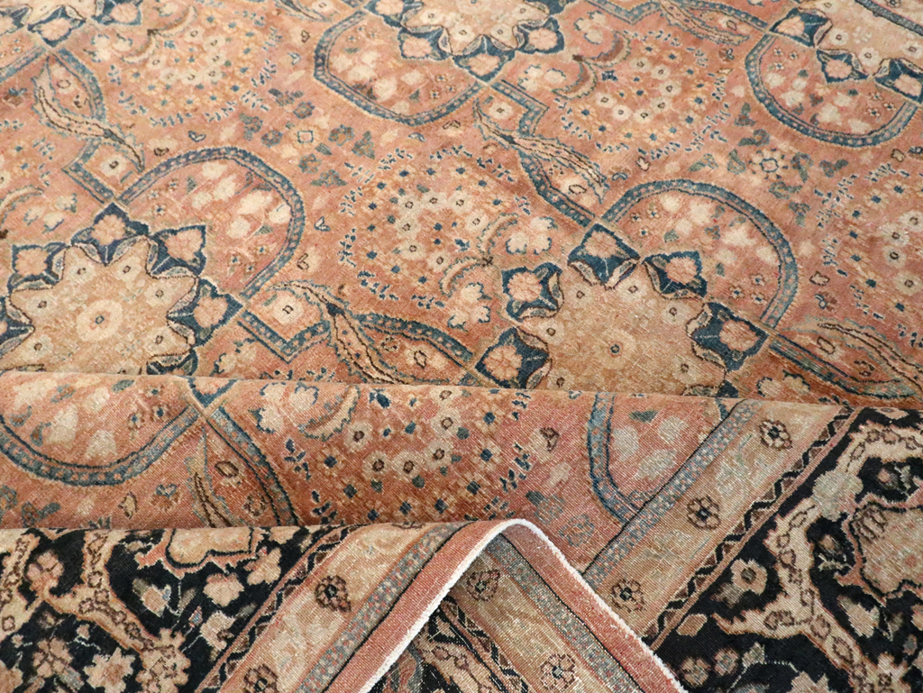 Antique Persian Mashad Carpet, No.13879 - Gss