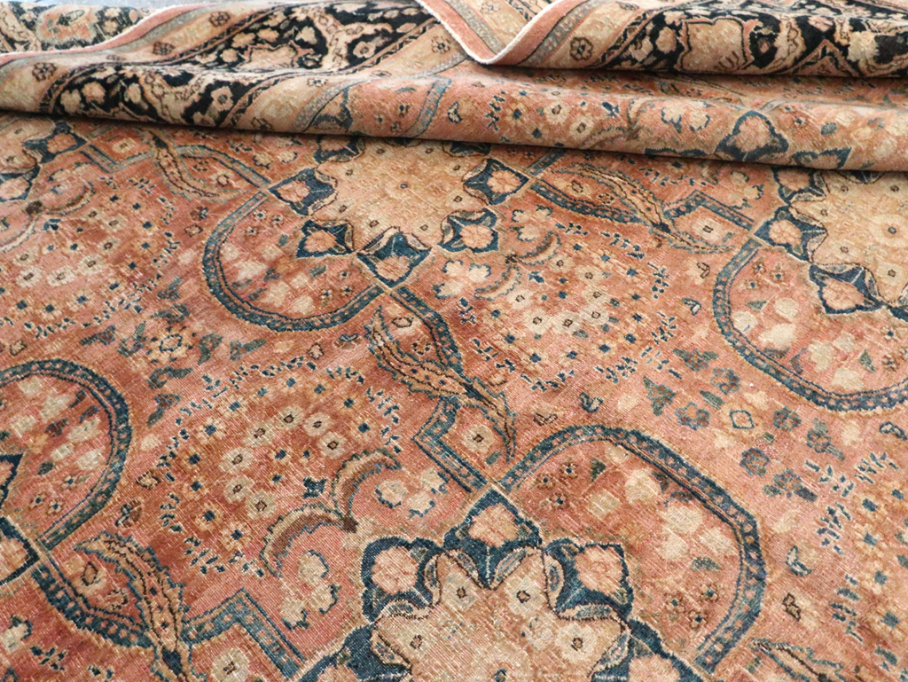 Antique Persian Mashad Carpet, No.13879 - Gss