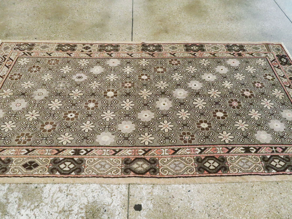 Vintage East Turkestan Khotan Rug, No.13885 - Gss