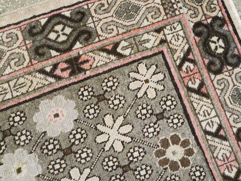 Vintage East Turkestan Khotan Rug, No.13885 - Gss