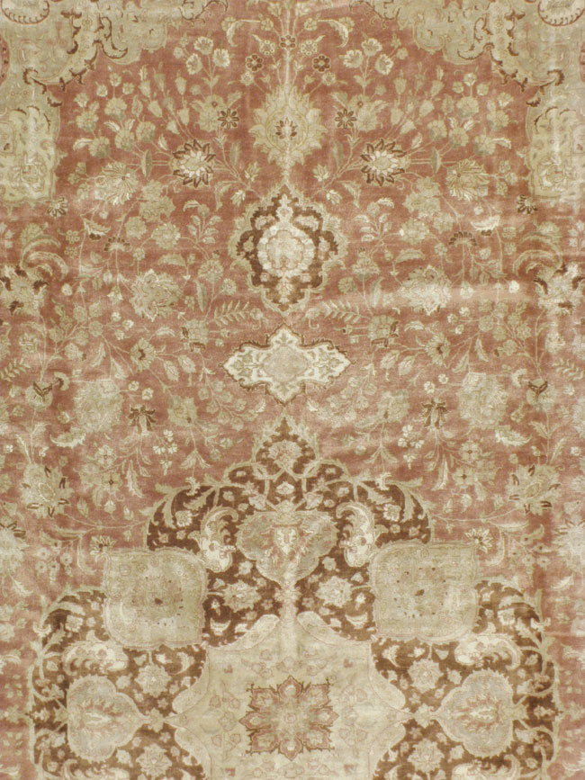 Vintage Persian Tabirz Carpet, No.13901 - Gss