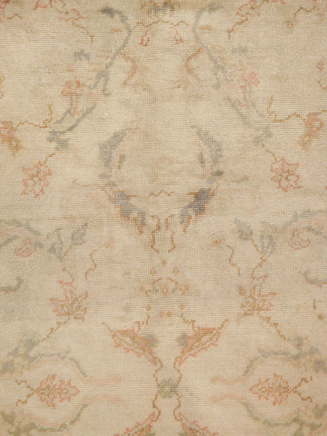 Antique Turkish Oushak Carpet, No.13910 - Gss