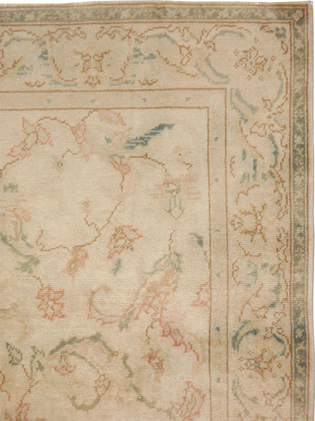 Antique Turkish Oushak Carpet, No.13910 - Gss