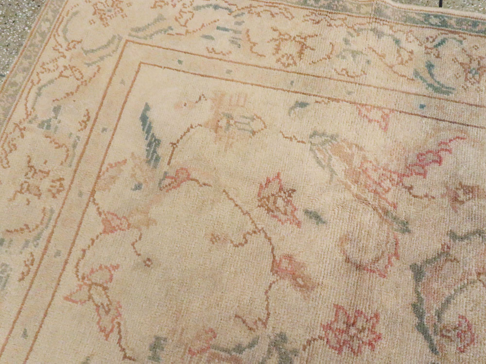 Antique Turkish Oushak Carpet, No.13910 - Gss