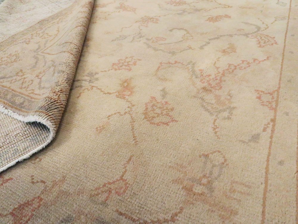 Antique Turkish Oushak Carpet, No.13910 - Gss