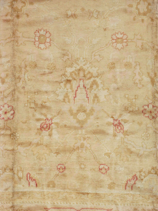 Antique Turkish Oushak Carpet, No.13914 - Gss