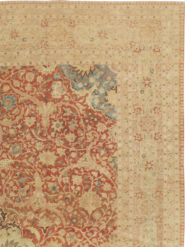 Vintage Persian Tabriz Carpet, No.13920 - Gss