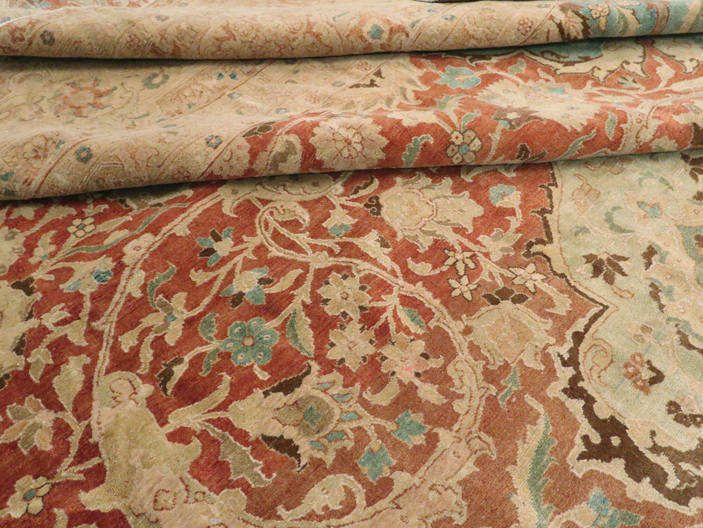 Vintage Persian Tabriz Carpet, No.13920 - Gss