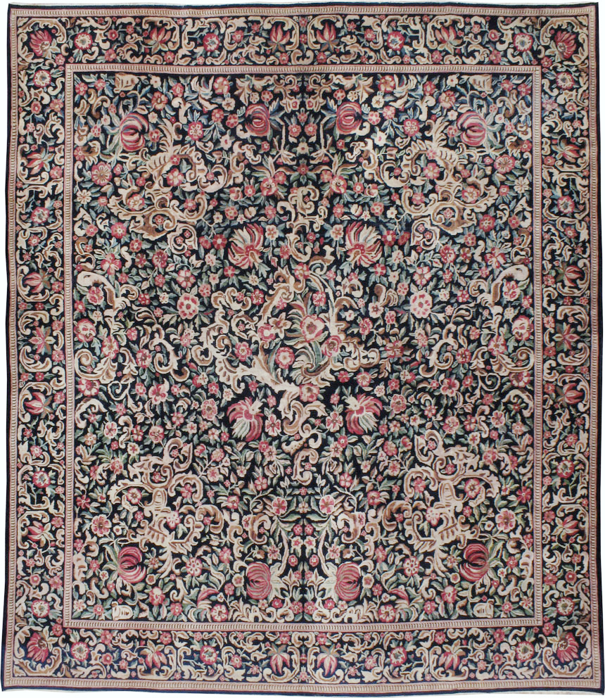 Antique Persian Kashan Carpet, No.13921 - Gss