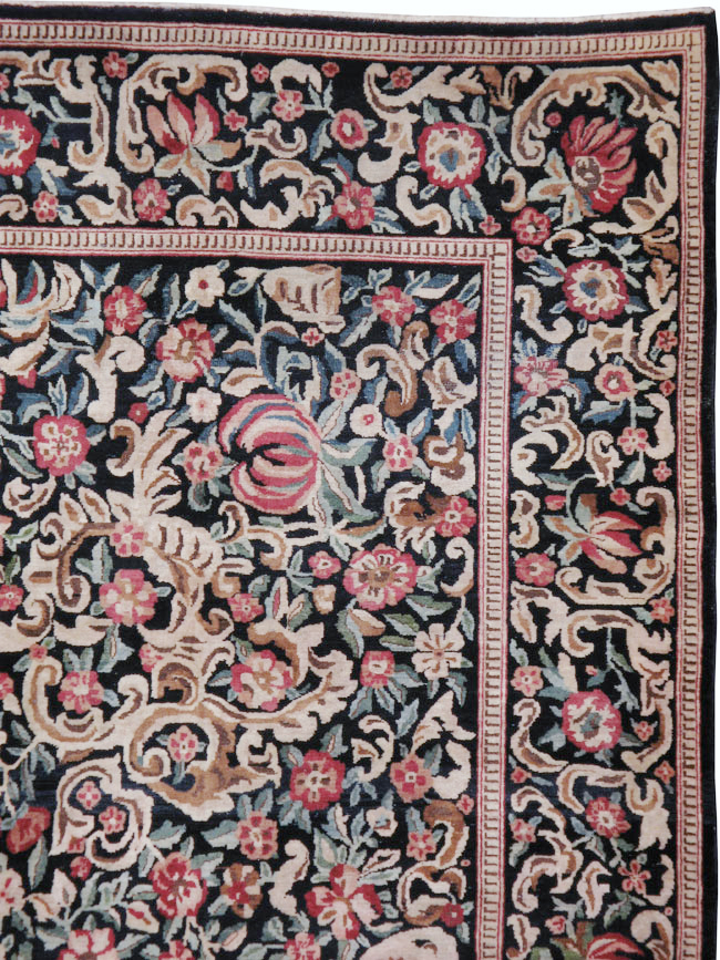 Antique Persian Kashan Carpet, No.13921 - Gss