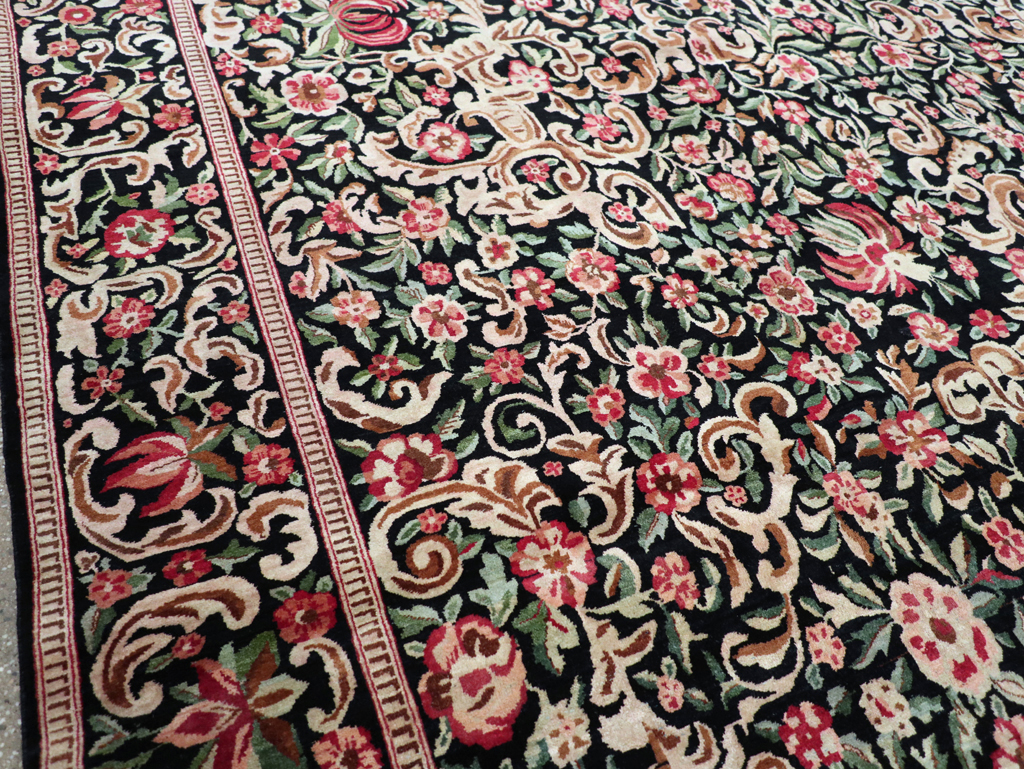 Antique Persian Kashan Carpet, No.13921 - Gss