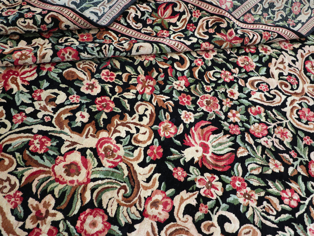 Antique Persian Kashan Carpet, No.13921 - Gss
