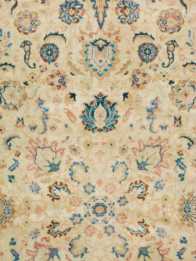 Vintage Persian Tabriz Carpet, No.13937 - Gss