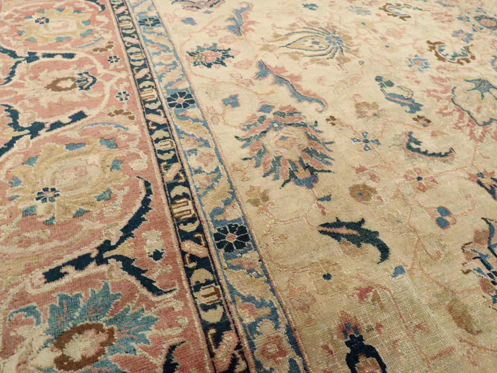 Vintage Persian Tabriz Carpet, No.13937 - Gss