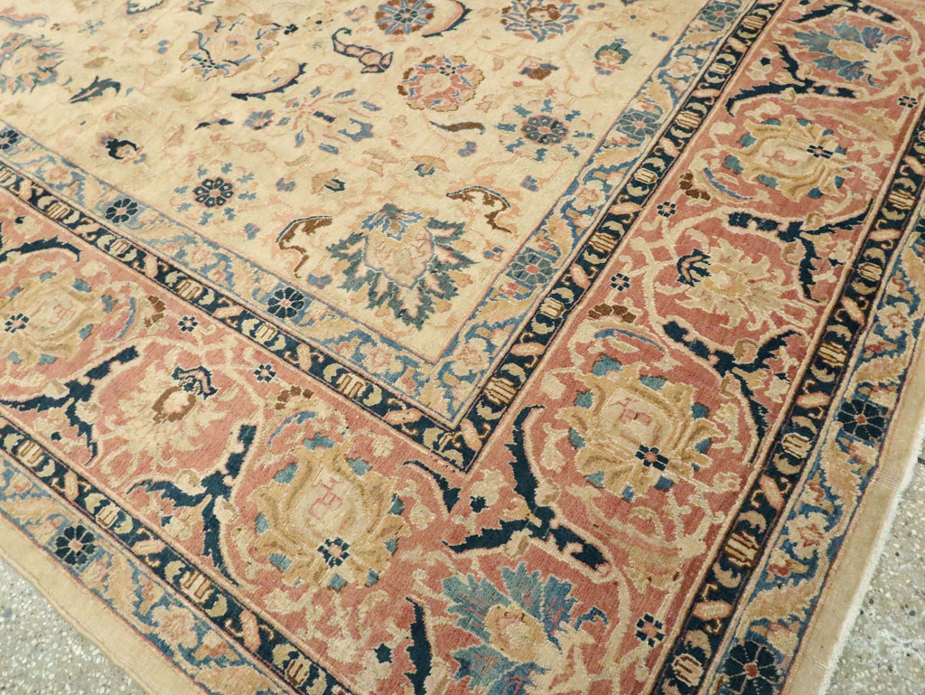 Vintage Persian Tabriz Carpet, No.13937 - Gss