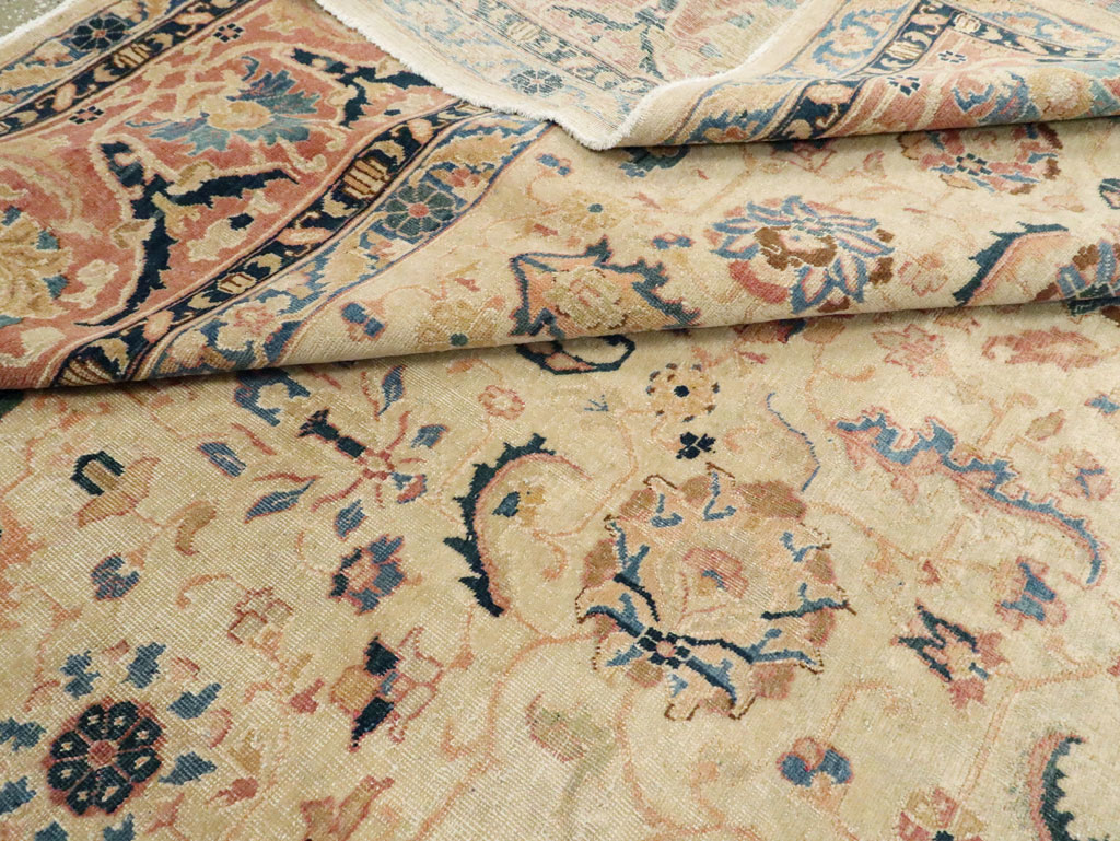 Vintage Persian Tabriz Carpet, No.13937 - Gss