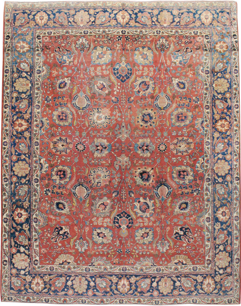 Antique Persian Tabriz Carpet, No.13939 - Gss