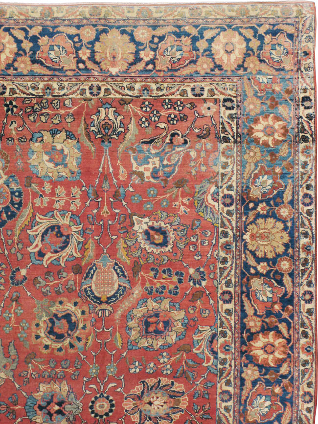 Antique Persian Tabriz Carpet, No.13939 - Gss
