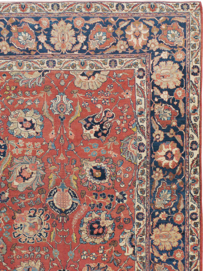 Antique Persian Tabriz Carpet, No.13939 - Gss