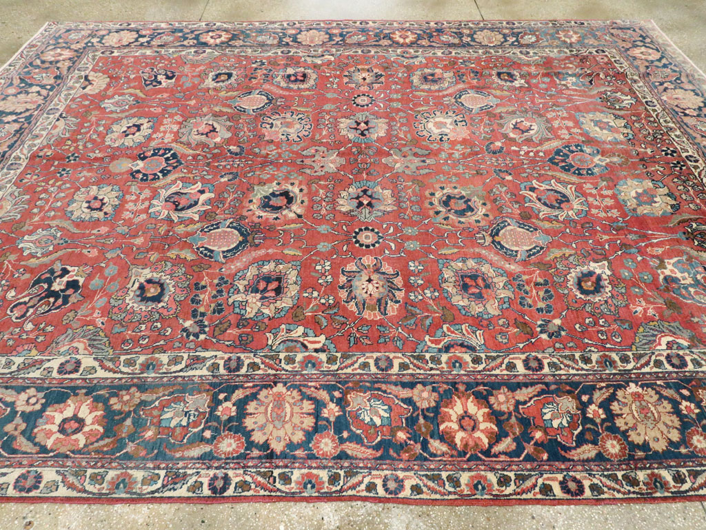 Antique Persian Tabriz Carpet, No.13939 - Gss