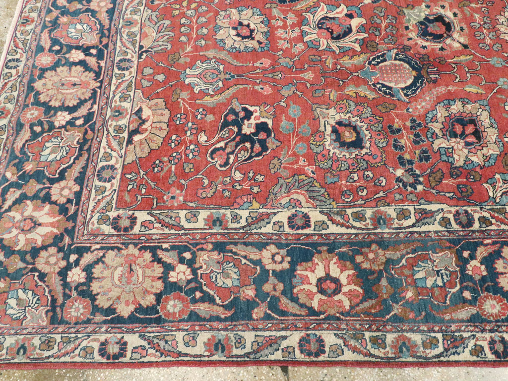Antique Persian Tabriz Carpet, No.13939 - Gss