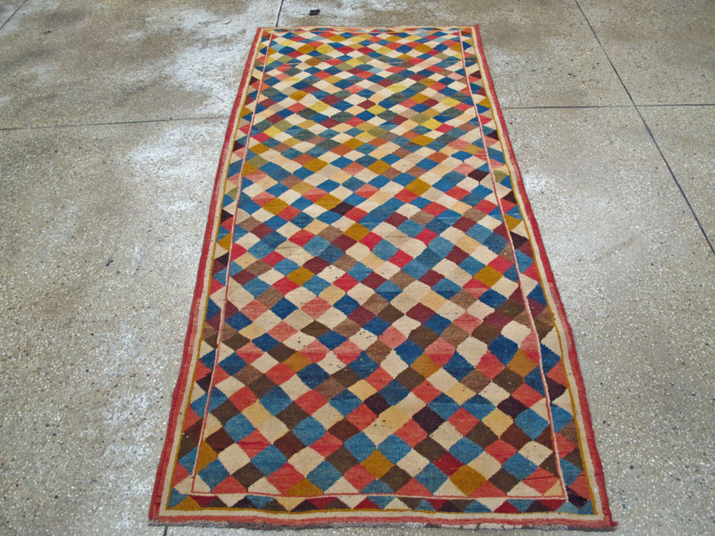 Vintage Persian Gabbeh Rug, No.13964 - Gss