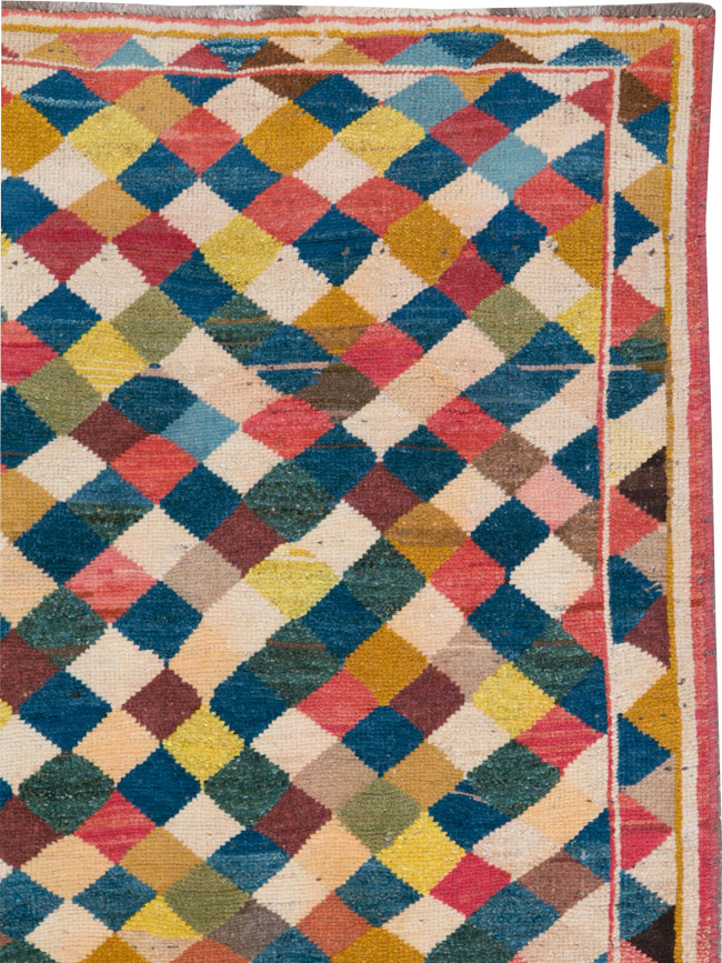 Vintage Persian Gabbeh Rug, No.13964 - Gss