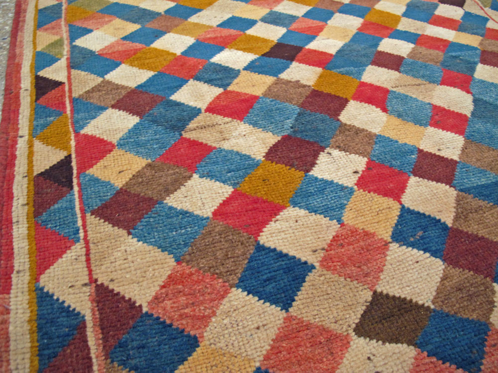 Vintage Persian Gabbeh Rug, No.13964 - Gss