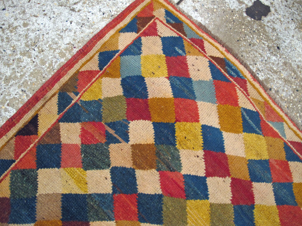 Vintage Persian Gabbeh Rug, No.13964 - Gss