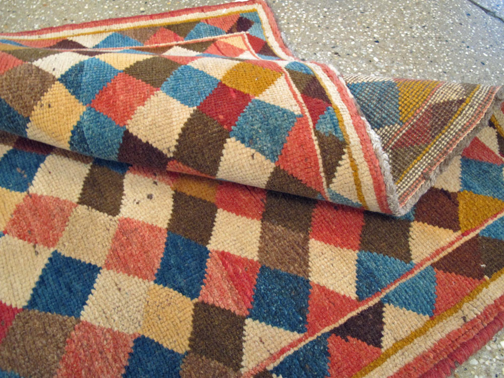 Vintage Persian Gabbeh Rug, No.13964 - Gss