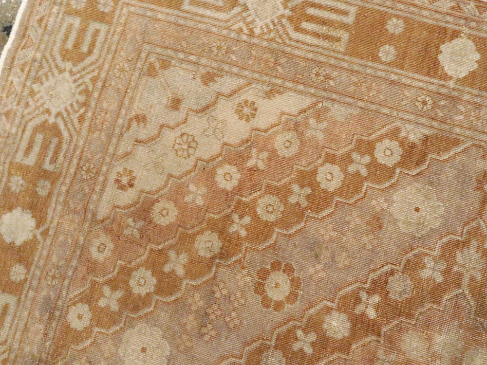 Antique East Turkestan Khotan Carpet, No.13967 - Gss