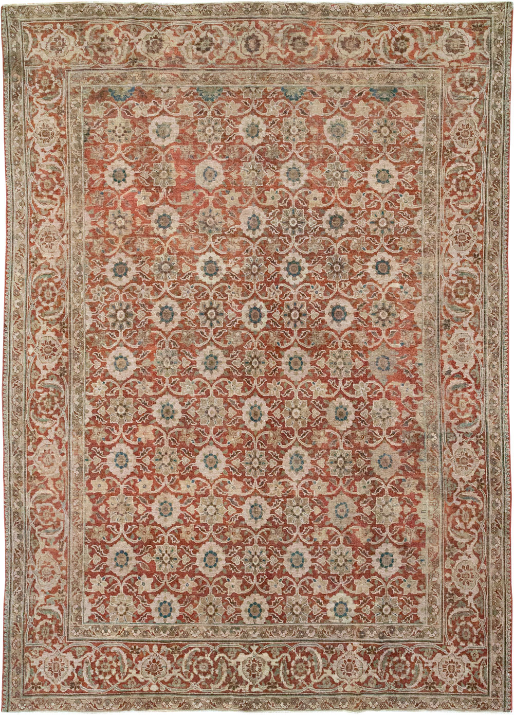 Antique Persian Tabriz Carpet, No.13971 - Gss