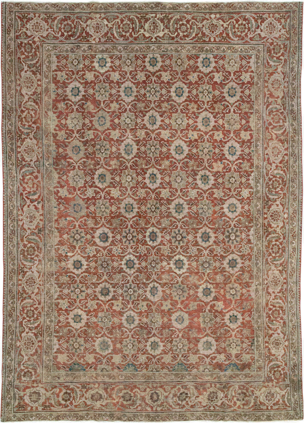Antique Persian Tabriz Carpet, No.13971 - Gss