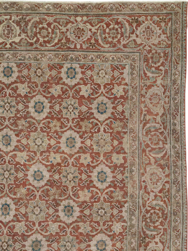 Antique Persian Tabriz Carpet, No.13971 - Gss