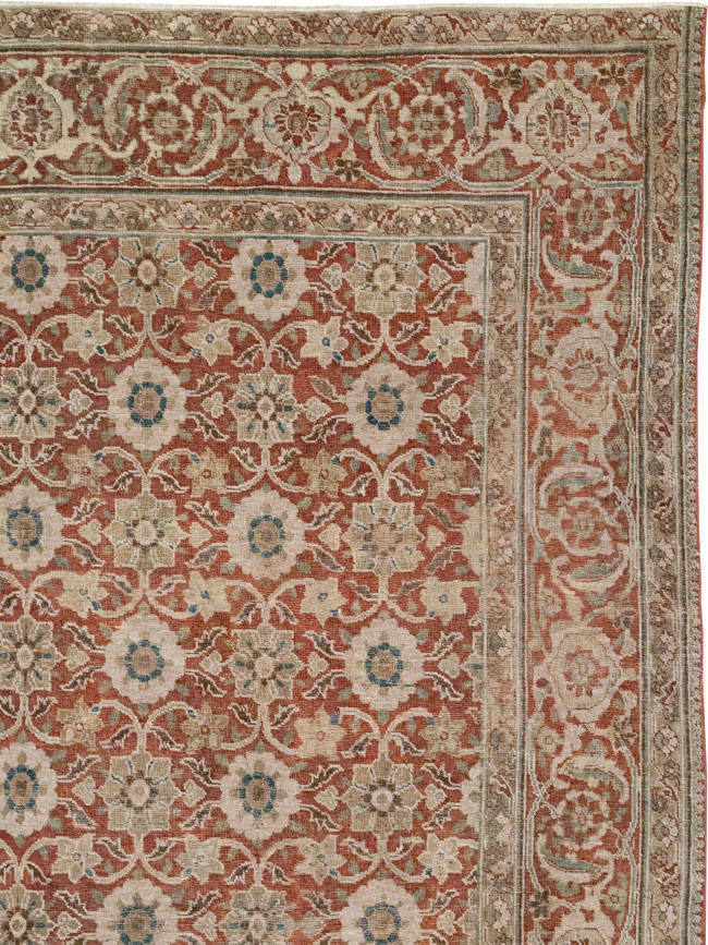 Antique Persian Tabriz Carpet, No.13971 - Gss