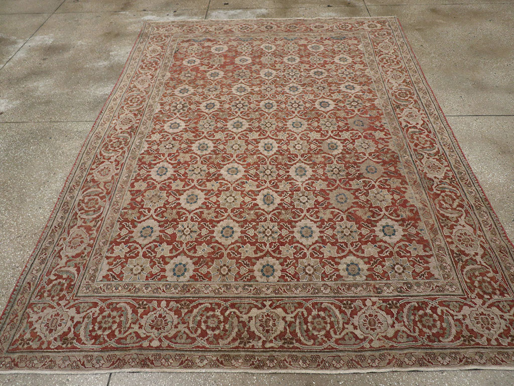 Antique Persian Tabriz Carpet, No.13971 - Gss