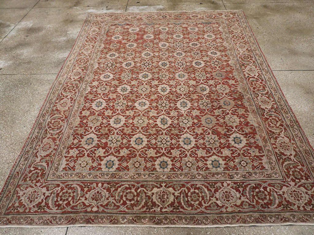 Antique Persian Tabriz Carpet, No.13971 - Gss