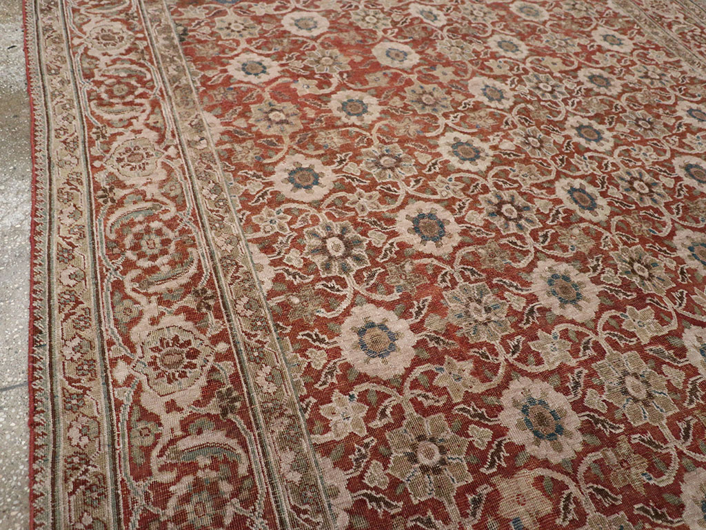 Antique Persian Tabriz Carpet, No.13971 - Gss