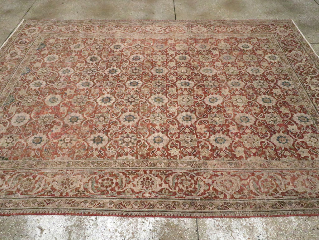 Antique Persian Tabriz Carpet, No.13971 - Gss