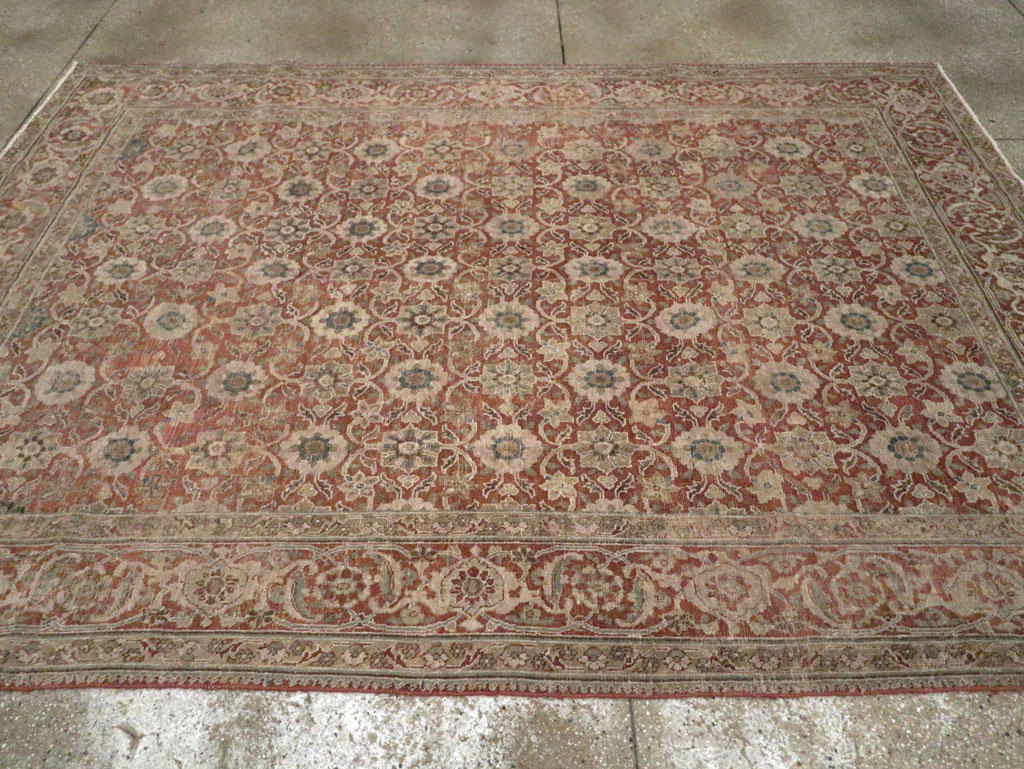 Antique Persian Tabriz Carpet, No.13971 - Gss